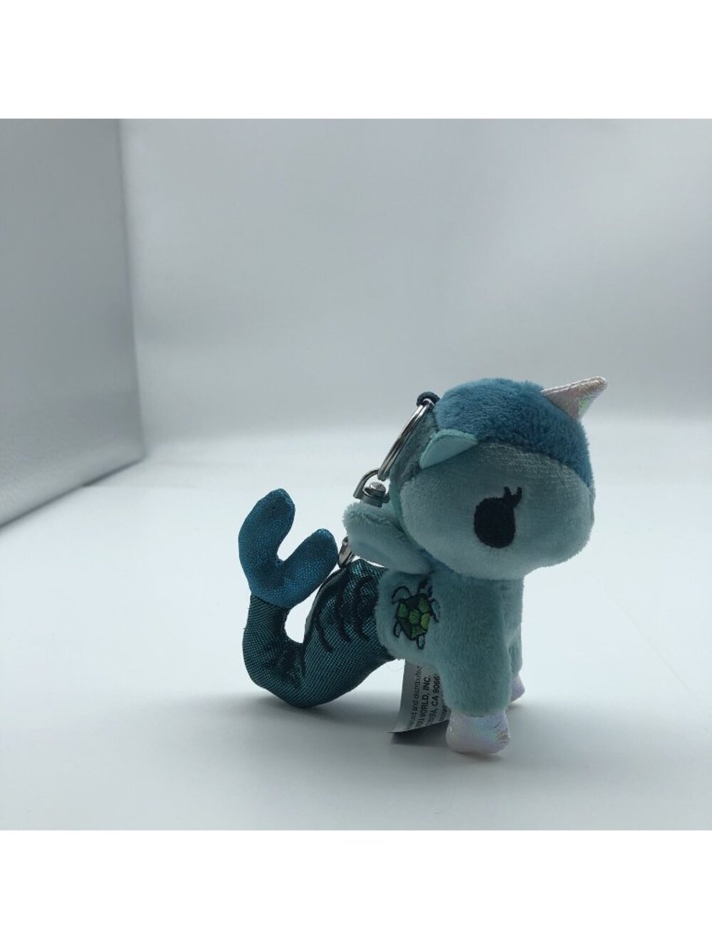 Tokidoki blue mermaid mermicorn plush keychain stuffed toy backpack charm